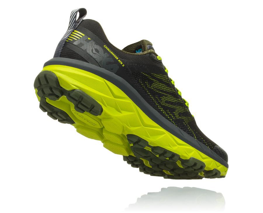 Hoka One One Trail Schoenen Heren - Challenger Atr 5 - Zwart/Groen - VL2970436